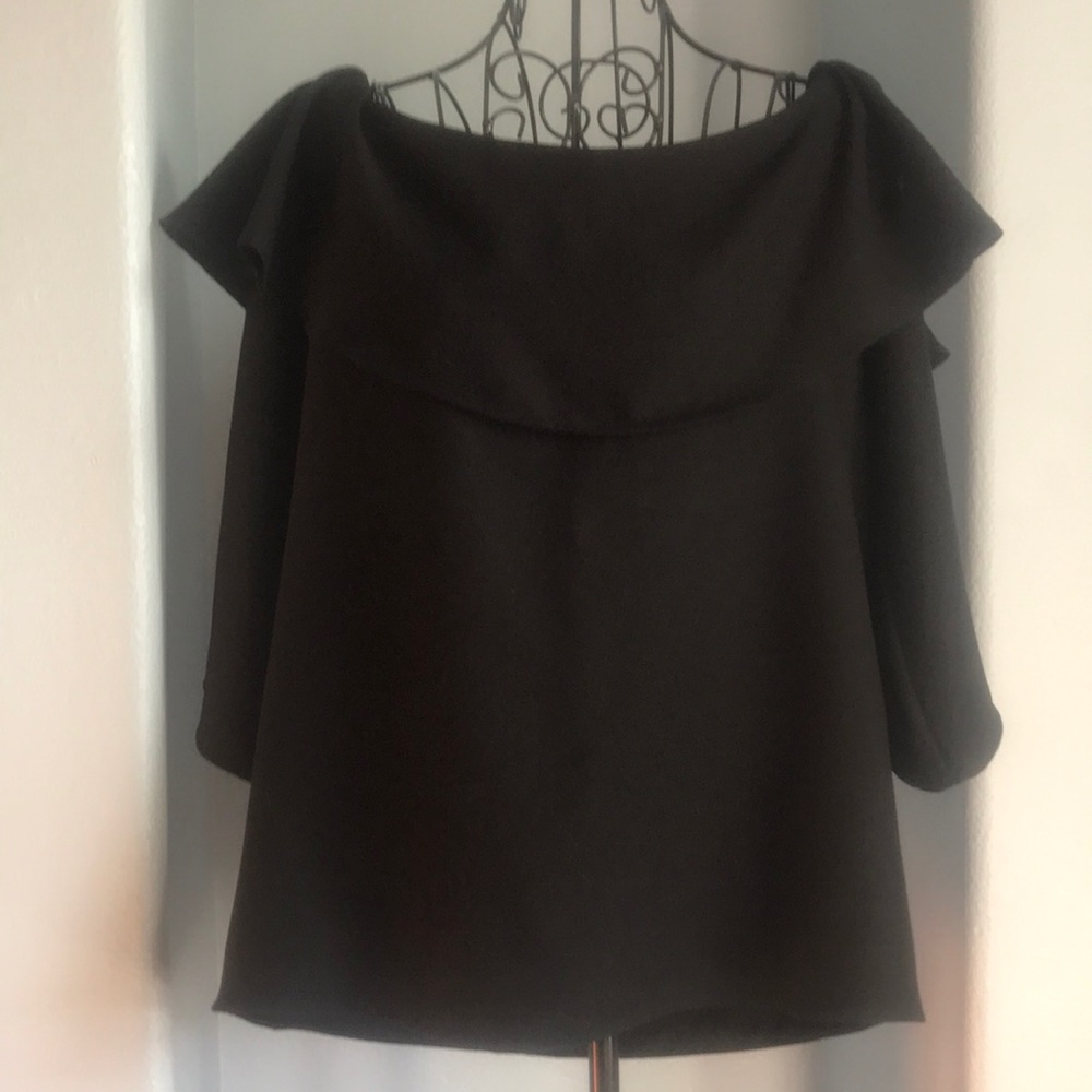 Banana Republic Off The Shoulder Ruffle Blouse Size S